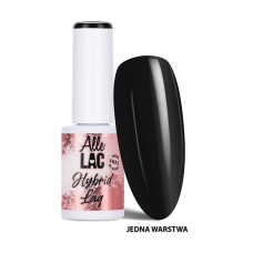 AlleLac Browns B10 Black UV/LED HEMA/Di-HEMA Free - Гел лак 6гр.